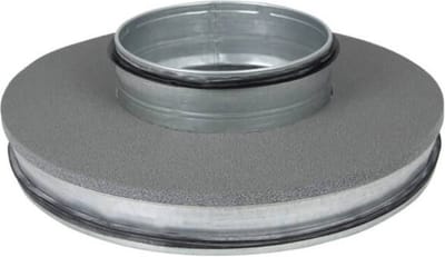 Econox Thermoduct geïsoleerde deksel met vlakke tuit diameter 200 mm - 160 mm