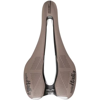 Selle Italia Slr Boost Gravel Superflow Ti 316 Zadel Bruin 130 mm