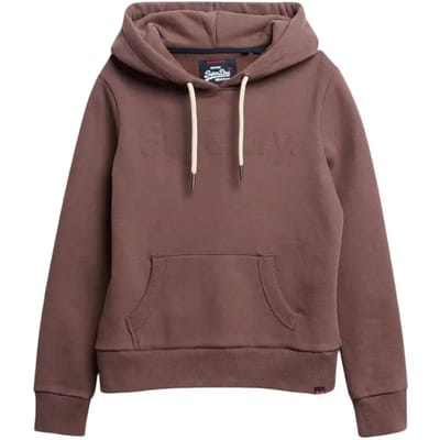 Superdry - Core hoodie in ton-sur-tonkleuren - Dames - Hoodies