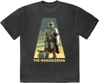 Disney Star Wars - The Mandalorian Spotlight Heren T-shirt - S - Zwart