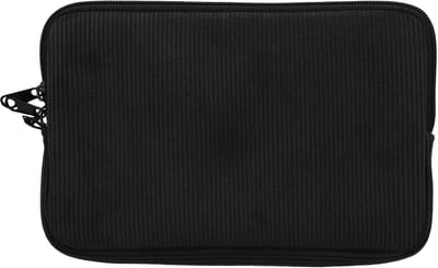 kwmobile Tablet Hoes voor 8"-8,4" Tablet - Tablet Flip Case met Klein Vak - Ribstof Neopreen Hoes - zwart