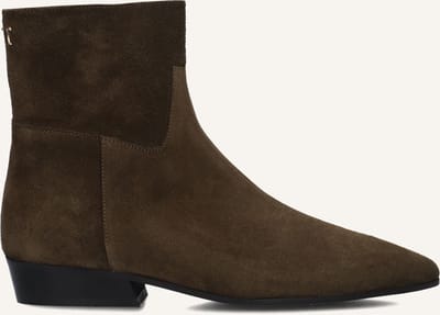 Toral Belinda Enkellaarsjes - Enkelboots met rits - Dames - Bruin - Maat 40