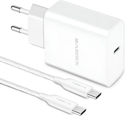 25W Super Fast Charger met USB C naar USB C Kabel - Snellader - Geschikt voor Samsung S24, S23, S22, S21, S20 etc.,