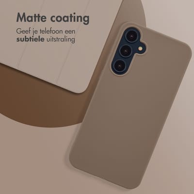imoshion Hoesje - Geschikt voor Samsung Galaxy A35 - Color Backcover - Bruin