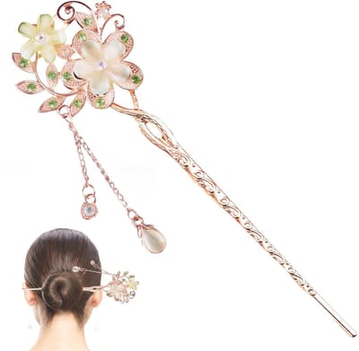 1 stuk bloemenhaarspelden, haaraccessoires, retro metalen haaraccessoires, strass-haaraccessoires, haaraccessoires voor kapselontwerp.