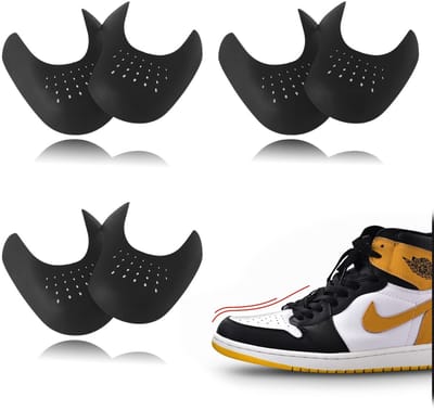 Dailygoods- Schoenbeschermers Kreukvrij - 3 Paar - Bescherming Sportschoenen - Duurzaam Plastic - Ventilatiegaten - Geschikt voor EU 40-46 - Sneakerbescherming