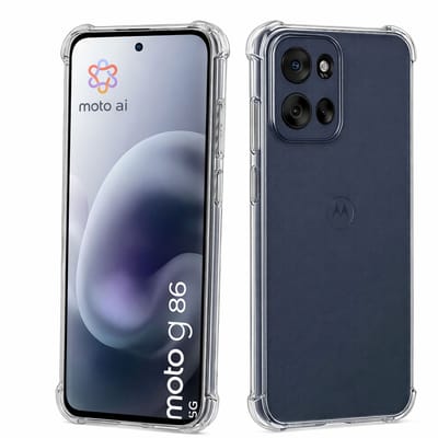 ChiGuard Hoesje Geschikt voor Motorola Moto G86 Hoesje - Shock Proof Case – Cover Transparant
