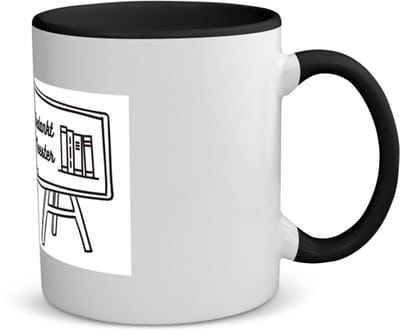 Akyol - bedankt meester koffiemok - theemok - zwart - Meester - meester - leraar - 350 ML inhoud
