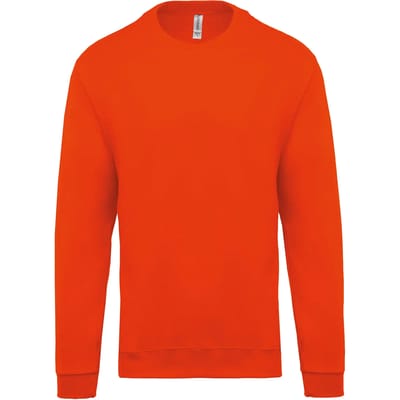 Kariban Kindersweater ronde hals K475 - orange - 4/6 Y (4/6 ans)