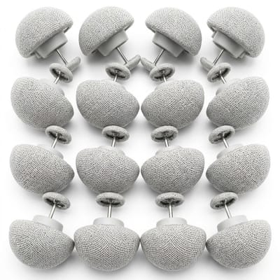Grijze dekbedclips set van 16 stuks – anti slip quilt clips voor dekbed en deken – herbruikbare kunststof dekenklemmen