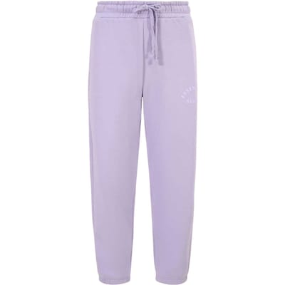 Blank Essentials Joggingbroek voor heren met gebogen logo (Violet)