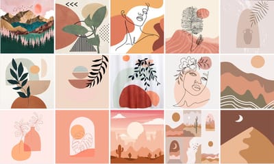 Plaktegels - Zelfklevende Tegels - 15x15 cm - Ulticool - Retro Aesthetic - 15 stuks - Decoratie Sticker Tegels - Zelfklevende Plakfolie Tegelstickers - Achterwand voor de Muur Badkamer - Keukenwand Keuken - Sticktiles