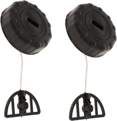 Brandstof Tank Dop - Olie Cap - Kettingzaag Onderhoud - Duurzaam Kunststof - 2 Stuks 45 mm - Willekeurig