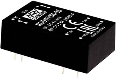 MW Mean Well RSDW10H-15 DC/DC-converter 666 mA 10 W Aantal uitgangen: 1 x Inhoud 1 stuk(s)