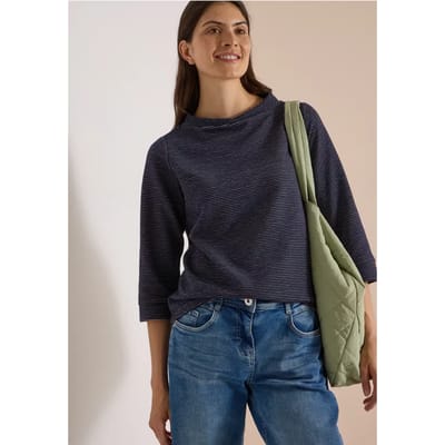 Ottomaans shirt in tweekleurige uitvoering