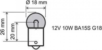 Ampoule clignotant veilleuse verte BA15S G18 12V 10W pour moto scooter tuning Neuf