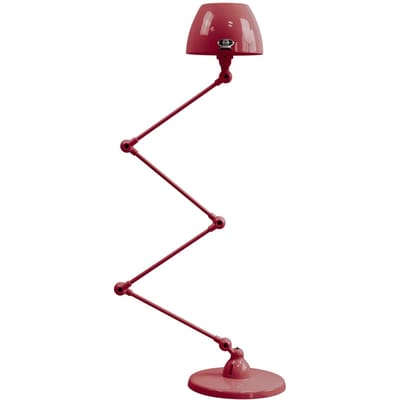 Jieldé Aicler AIC433scharnier-vloerlamp bordeaux
