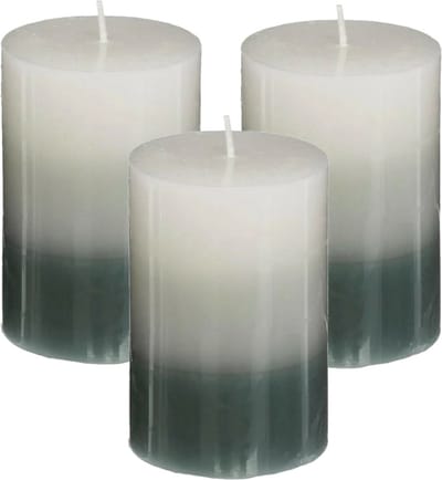 Atmosphera Geurkaars Nina - 3x stuks - Jasmijn - 45 branduren - 7 x 10 cm - kaars