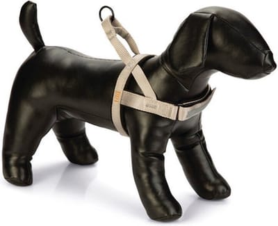 Beeztees hondentuig Parinca Premium Comfort lichtgrijs 32-42 x 2 cm