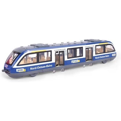 Legering Metro Rail Transit Auto Model met Echte Stem Acousto Optische Rebound Simulatie Speelgoed Cadeau voor Jongens B305