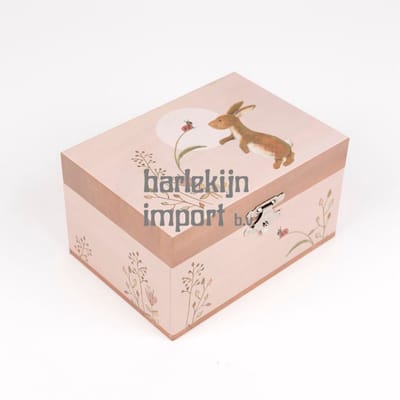 Egmont Toys muziek juwelenkistje konijn en lieveheersbeestje Für Elise.
