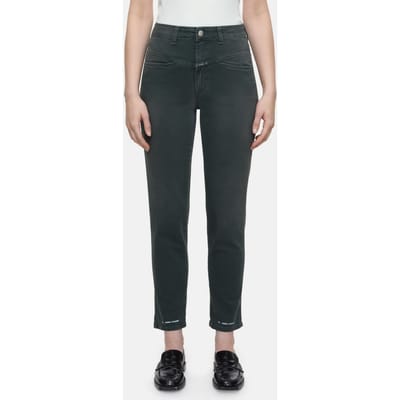 Closed Pedal Pusher Jeans Pini Green Size: W24L32 | Formal pants Outlet | Dames | Groen