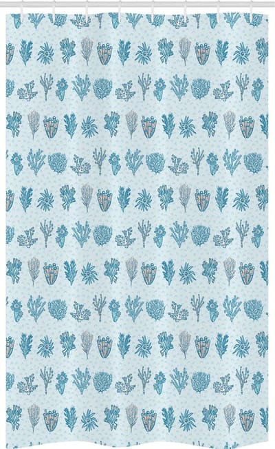 ABAKUHAUS Nautisch douchegordijn – 120x180 cm – Polyester – waterafstotend
