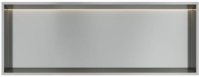 Hotbath &More BOX080L inbouwnis 30x80x10cm met verlichting RVS316