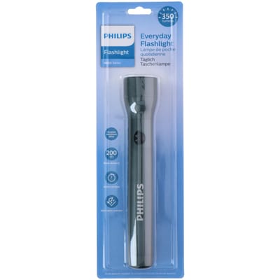 Philips Zaklamp - SFL4003T/10 - LED-zaklamp - incl. 6 AA-Batterijen - 350 lumen - Zwart - IPX4 Waterdicht - Draagbare Lamp