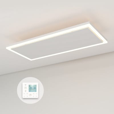 Quality Heating - InfraGlow Infraroodpaneel met LED Verlichting 1700W 135x39 cm – Verwarming met Verlichting