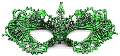 Dailygoods- Maskerade-masker Kanten - Feestmasker - Carnaval - Dames/Meisjes - Halloween - Afmetingen 23 cm x 8 cm