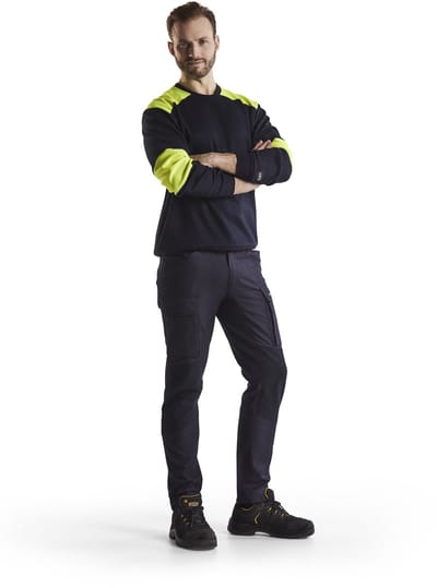 Blaklader Multinorm werkbroek Inherent met stretch 1486-1512 - Marineblauw - C44