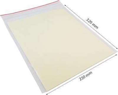 100 stuks - Gripzakjes transparant 230 x 320 mm