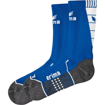 Erima Trainingssokken - Wit / New Royal | Maat: 29-32