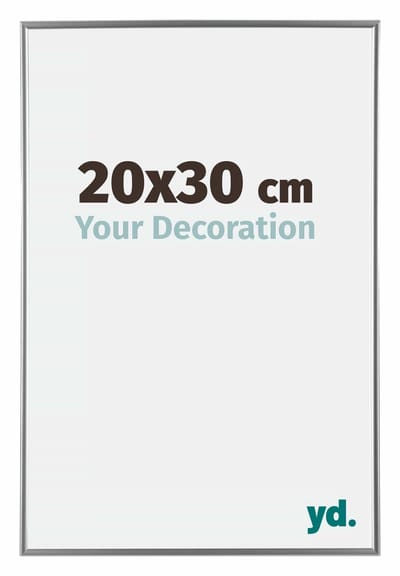 Your Decoration - Fotolijst 20x30 cm - Kunststof - Zilver Hoogglans - Evry