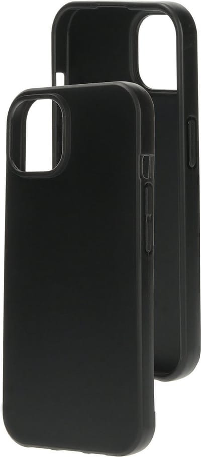 Mobiparts hoesje geschikt voor Apple iPhone 15/14/13 - Zacht TPU - Schokabsorberend TPU - Grip Coating - Zwart
