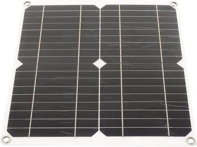 Zonnepaneel - Zonne-energie paneel - Batterij laden - Monokristallijn silicium - 20W 18V - Zwart