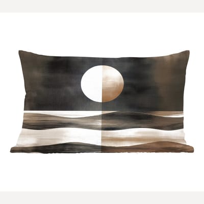 Sierkussens - Kussentjes Woonkamer - 60x40 cm - Maan - Cirkel - Goud