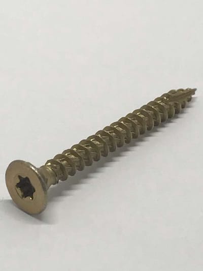 Houtschroef. 4.0 x 45mm. lang. Platkop-T0rx-T-20. Verzinkt. 140 stuks Spaanplaatschroef. Ifix.