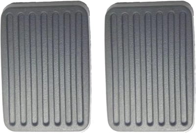 Pedaalhoezen Set - Rem en koppeling - Veiliger Rijden - Maximale Contactoppervlak - One Size - Zwart