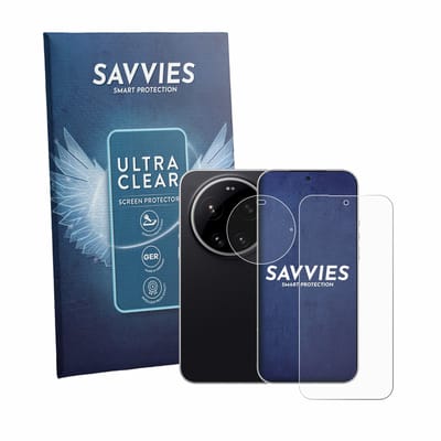 Savvies - Screenprotector voor Xiaomi Leica Leitzphone (Voor+Camera) - Folie Beschermfolie transparant 18 Stuks