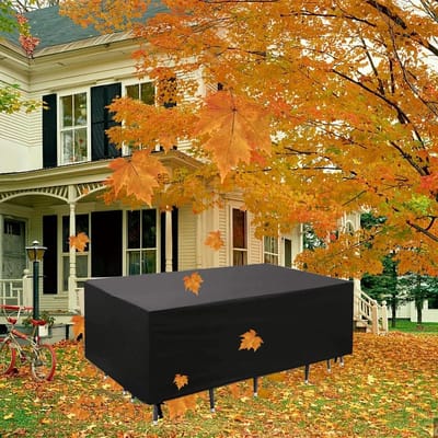 Tuinmeubelhoes - Terrastafelhoes - Meubels Beschermen - Waterdicht 420D Oxford - 250 x 220 x 85 cm - Zwart