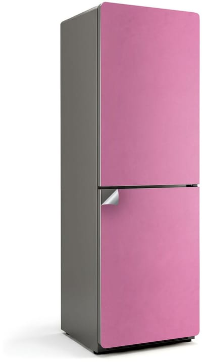 Wallfluent Koelkaststickers - pastelroze Koelkast Folie - 60 cm x 180 cm - Pastelroze Koelkaststickers - Grote Koelkast Sticker - Koelkast Opknappen Sticker - Decoratieve Koelkaststicker - Koelkast Opknappen Sticker