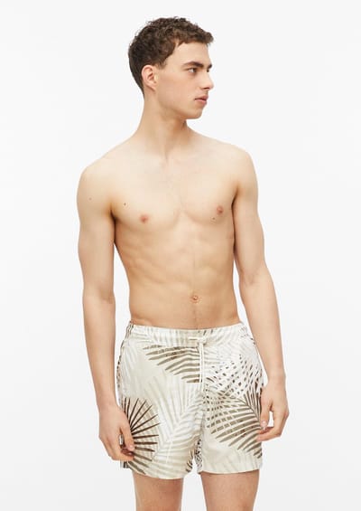 s.Oliver - male - Zwemshort met print