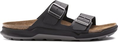 Birkenstock Arizona Heren Slippers Desert Soil Black Regular-fit | Zwart | Imitatieleer | Maat 39
