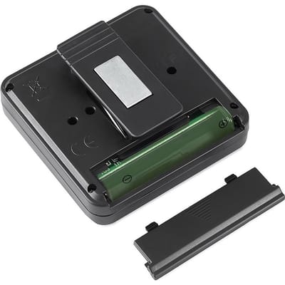 Vochtigheidsmeter Binnenthermometer Hygrometer voor Huisdier Reptiel black