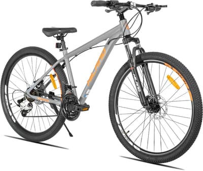 Hiland Bedrock Mountainbike - 27.5 Inch - 24 Versnellingen - Shimano - Hydraulische Schijfremmen - Aluminium Frame - Zilver