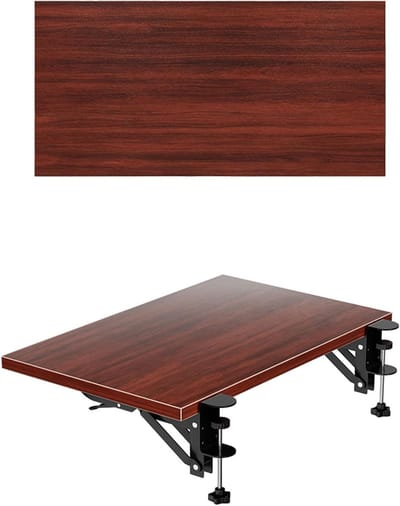 Bureauverlenging - Toetsenbordlade - Werkruimte Optimaliseren - Zonder Boren - 20 x 120 cm - Wit