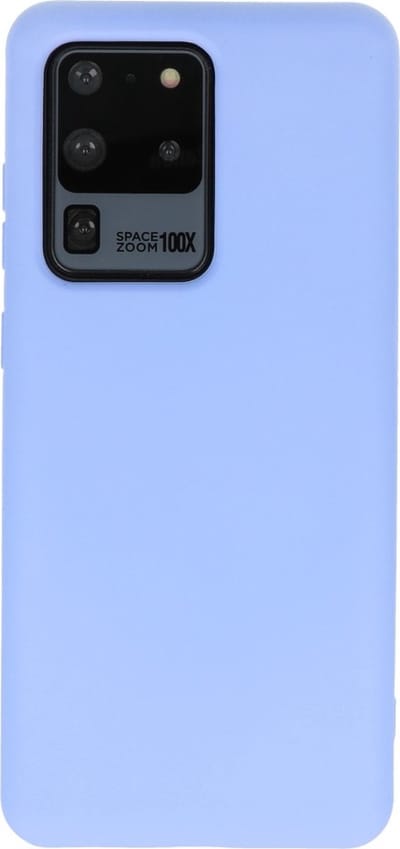 Hoesje Geschikt voor de Samsung Galaxy S20 Ultra - Fashion Color Backcover Telefoonhoesje - Paars