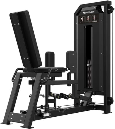 Tunturi Platinum - Dual Abducter/Adductor krachtstation - Fitnessapparaat - Pin loaded homegym - Maximaal 200 kg - V-series